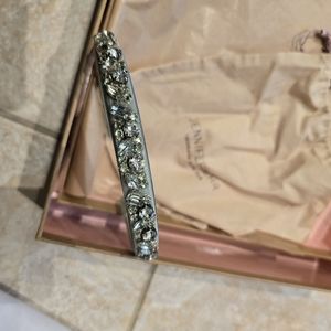 $295 Jennifer Behr Women's Green Sage Essen Crystal Embellished Headband